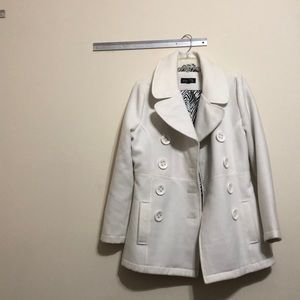 Plain White, Barely Worn Women’s Dress Coat.